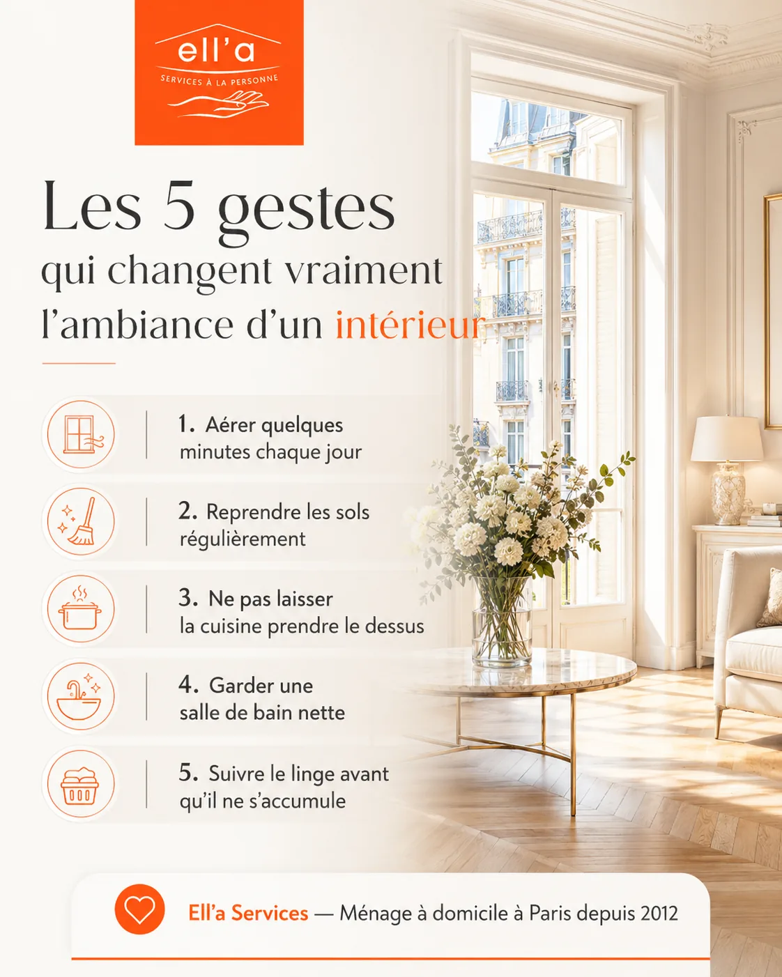 Astuces menage - Ell'a Services
