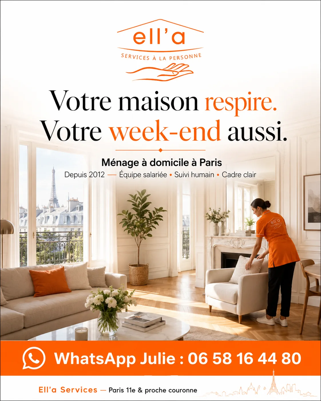 Menage a Paris - Ell'a Services