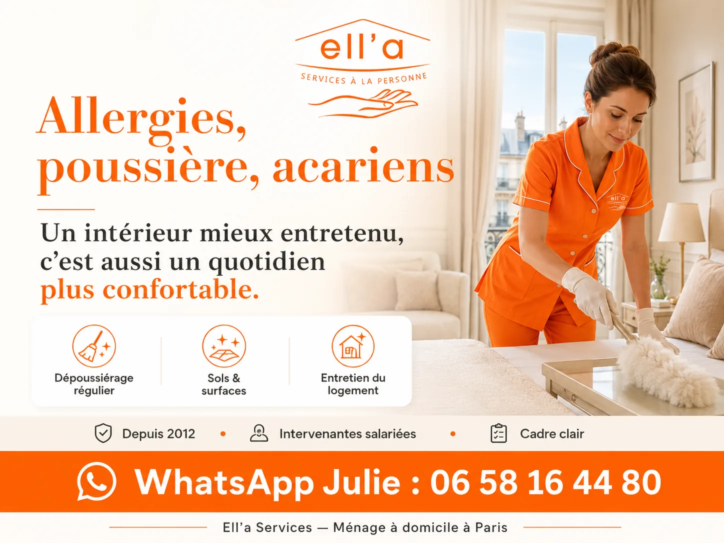 Menage a Paris - Ell'a Services