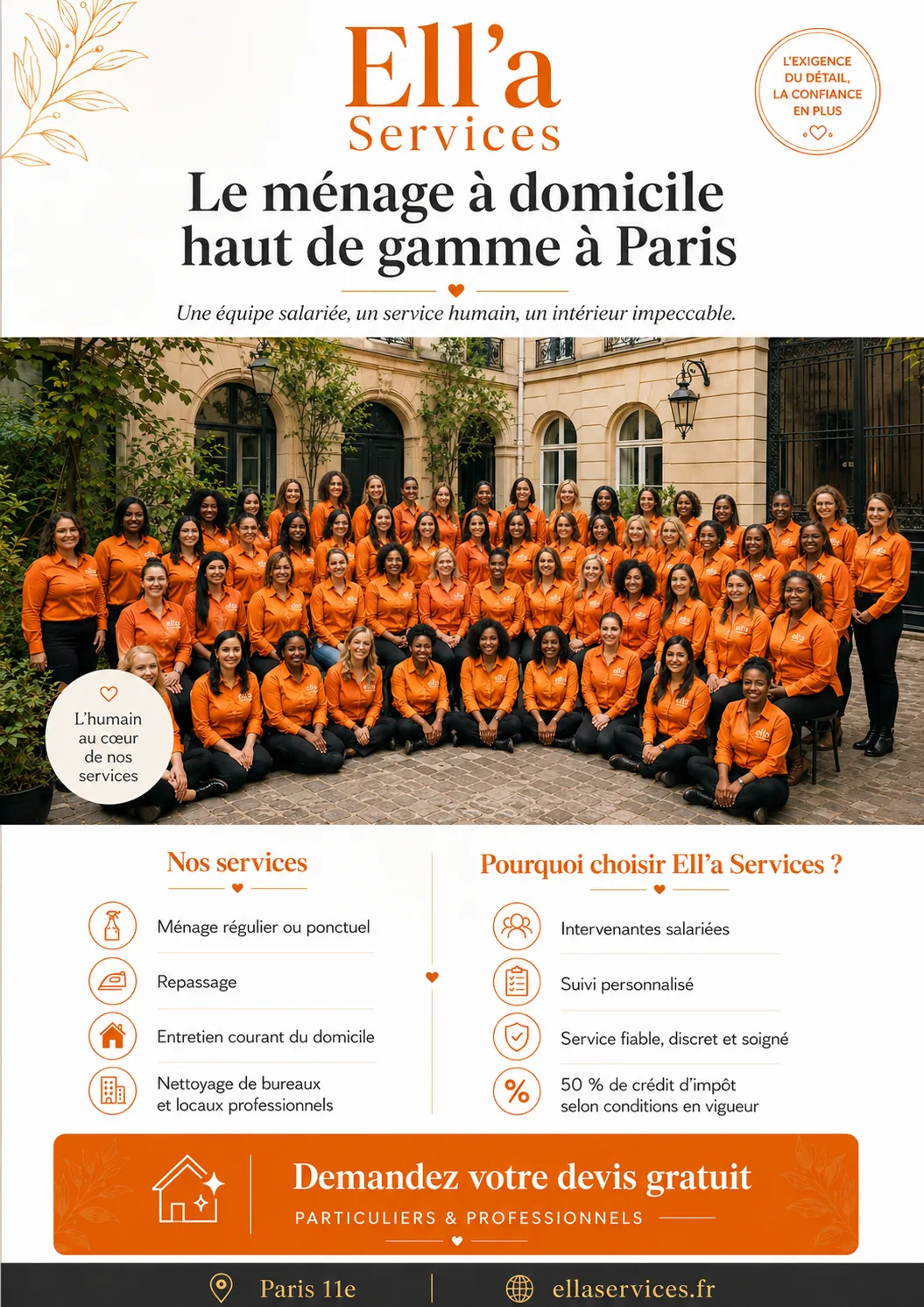 Menage a Paris - Ell'a Services